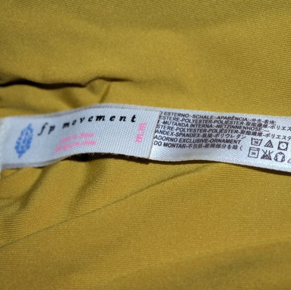 FP Movement Moonlight Reflective Shorts Yellow - Picture 8 of 12